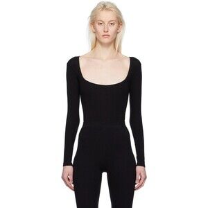 Gil Rodriguez 'El Tigre' Bodysuit Size M Womens Black Top $120